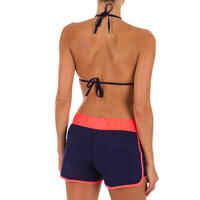 Women's boardshorts with elasticated waistband and drawstring TINI COLORB