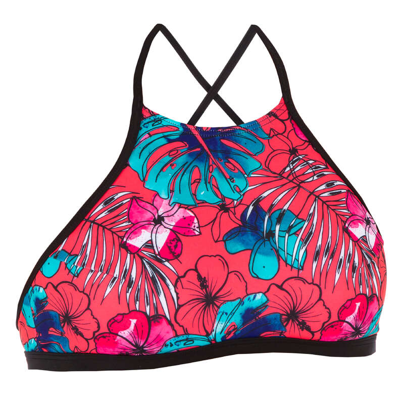 WOMEN INTERMEDIATE SURF SWIMSUITS Surf - CROP TOP ANDREA ALOHA OLAIAN - Surf Clothing