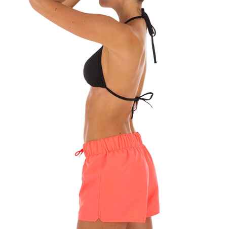 Tana Women's Boardshorts - Neon Coral