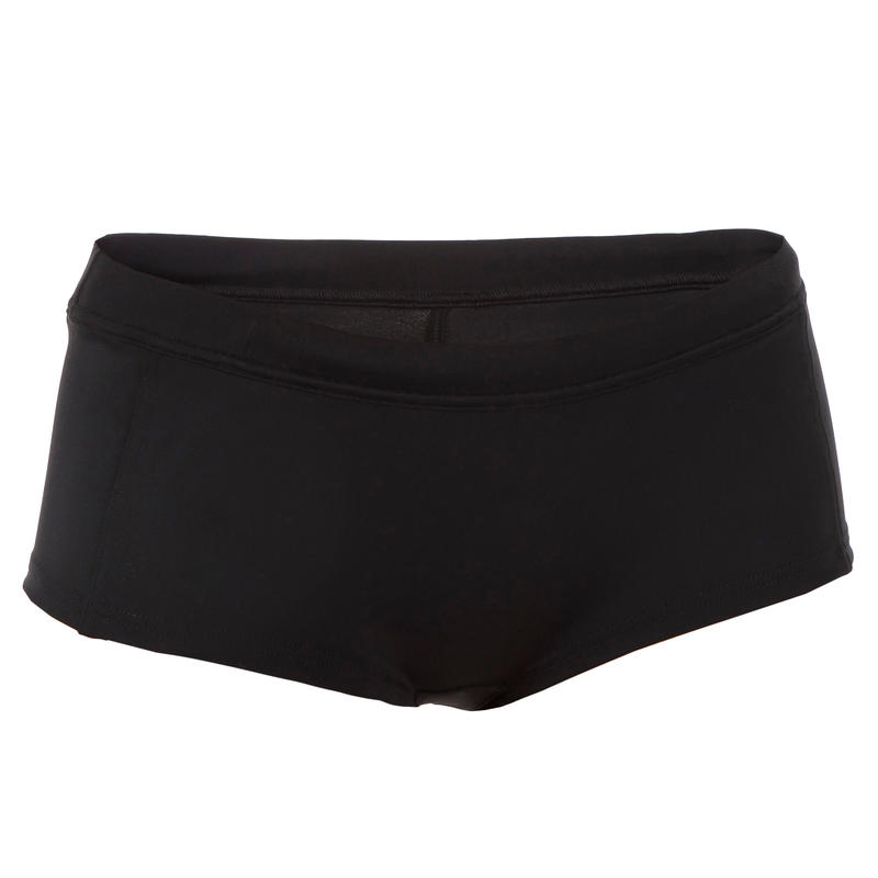 Bas de maillot de bain short de surf femme AVEC CORDON DE SERRAGE VAIANA NOIR Bas de maillot de bain short de surf femme AVEC CORDON DE SERRAGE VAIANA NOIR