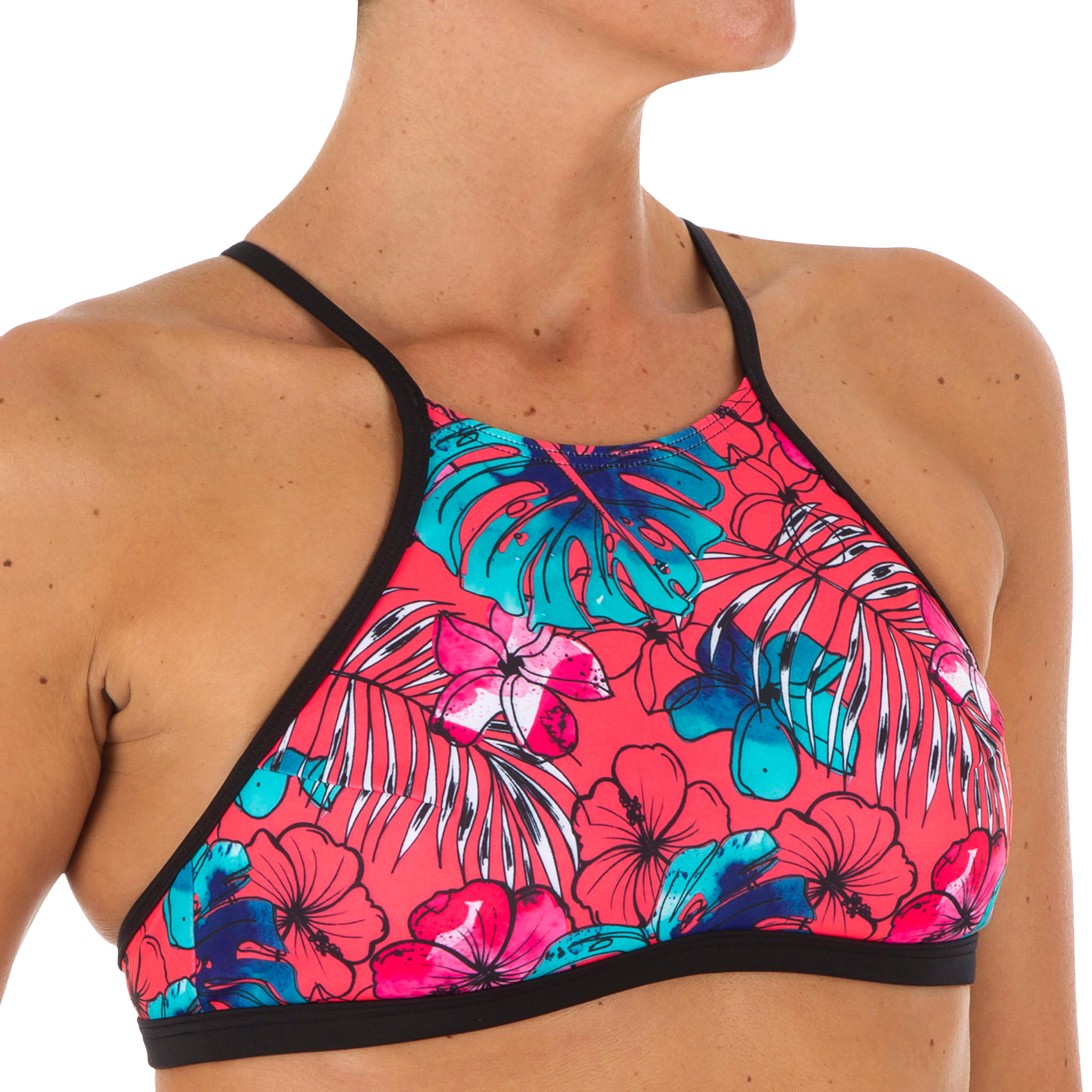 BikiniOberteil Bustier mit CupSchalen Surfen Andrea Wave Damen Olaian