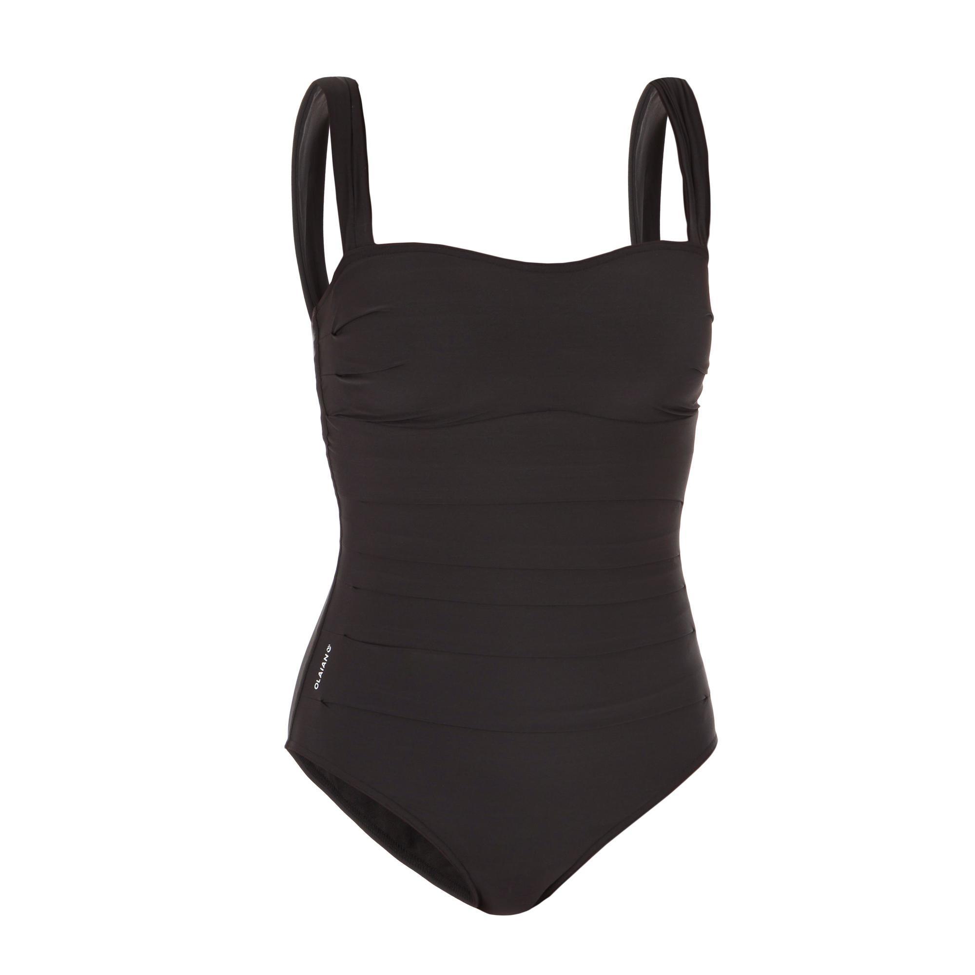 Olaian Maillot De Bain Pi Ce Femme Gainant Effet Ventre Plat Dora Decathlon