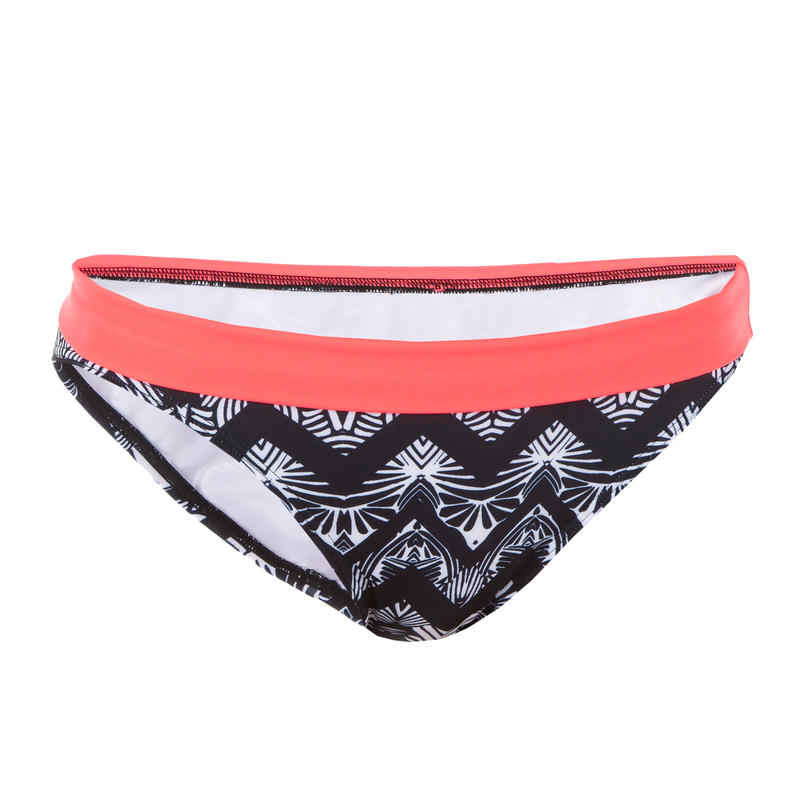 WOMEN'S FOLD-DOWN HIGH WAISTED SWIMSUIT BOTTOMS NAO MAWA WOMEN'S FOLD-DOWN HIGH WAISTED SWIMSUIT BOTTOMS NAO MAWA