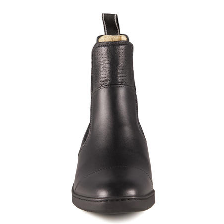 560 Adult Leather Horse Riding Boots - Black