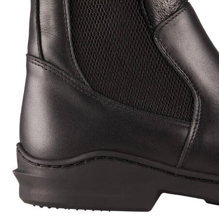 560 Adult Leather Horse Riding Jodhpur Boots - Black