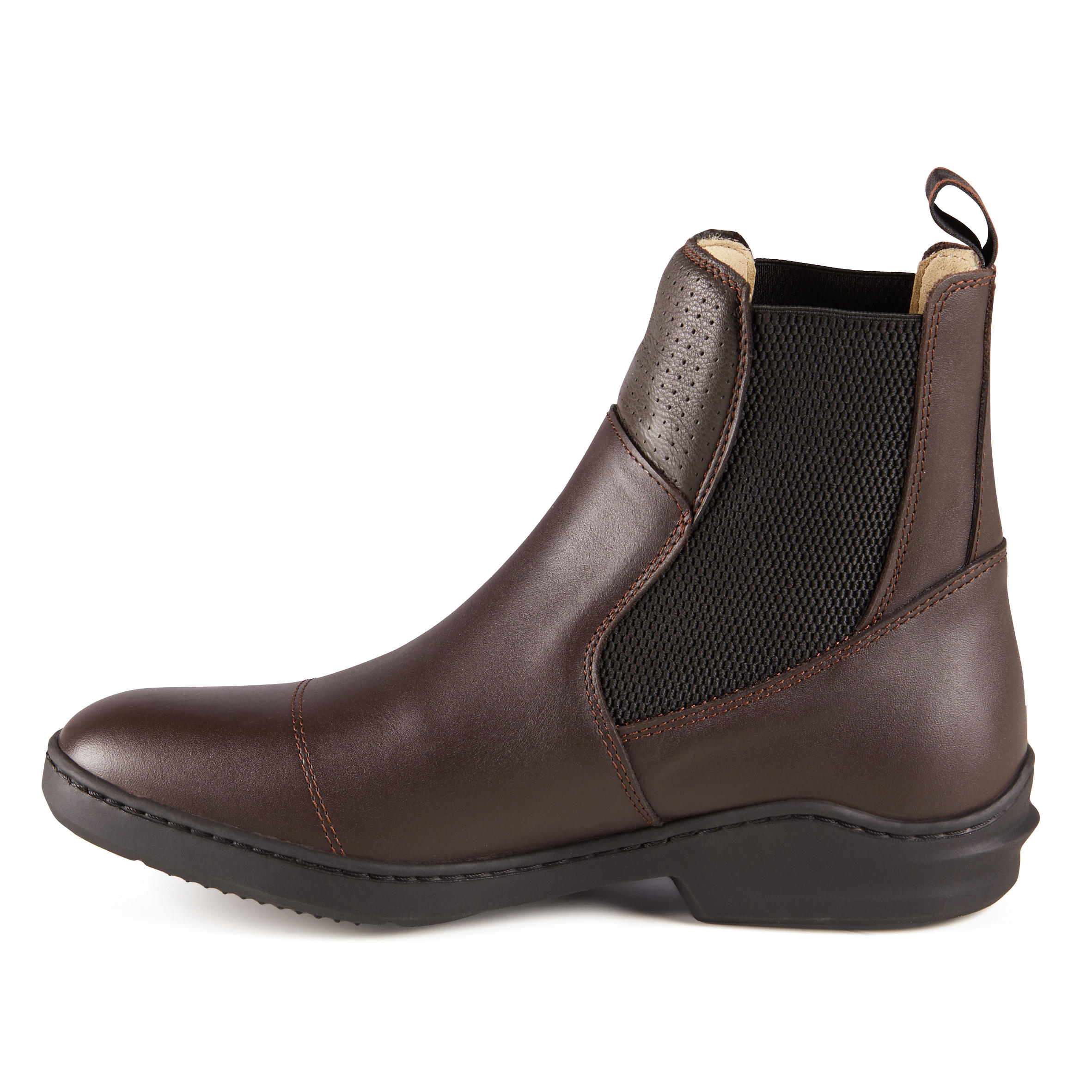 560 Adult Horse Riding Leather Jodhpur Boots - Brown 4/10