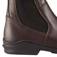560 Adult Horse Riding Leather Jodhpur Boots - Brown