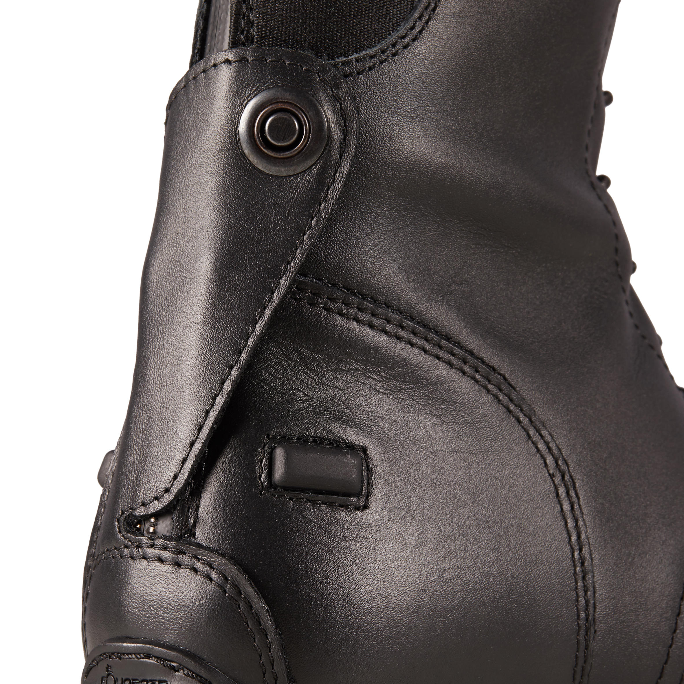 Adult Equestrian Boots 900 Jump Second Choice Calf Size L - Black 14/17