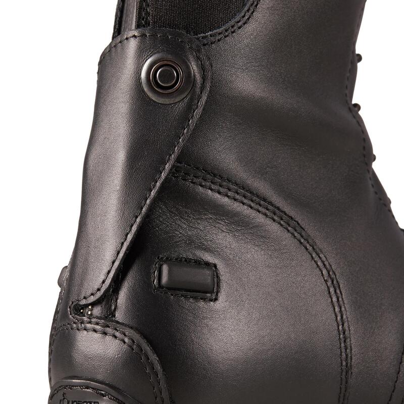 Botas Equitación Fouganza 900 Jump Adulto Negro de Piel Pantorrilla M