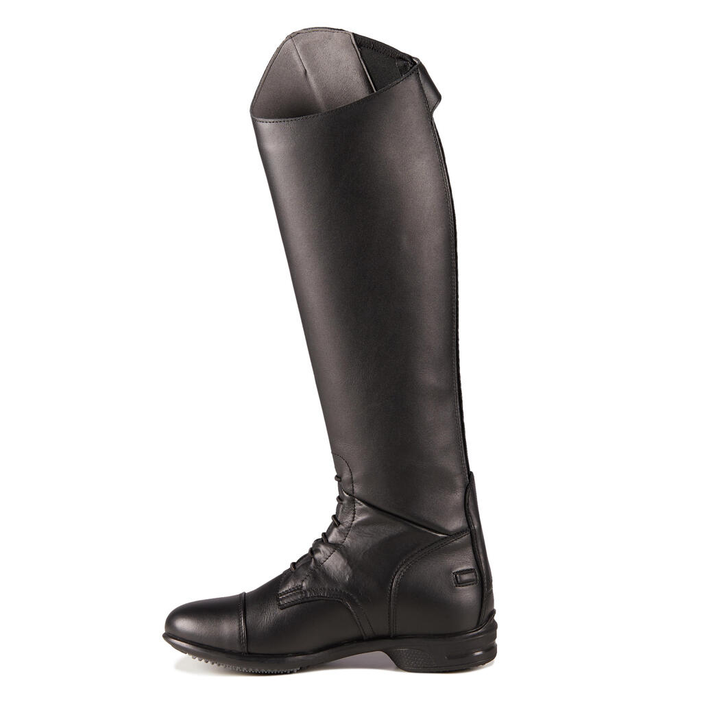 Adult Equestrian Boots 900 Jump Second Choice Calf Size M - Black