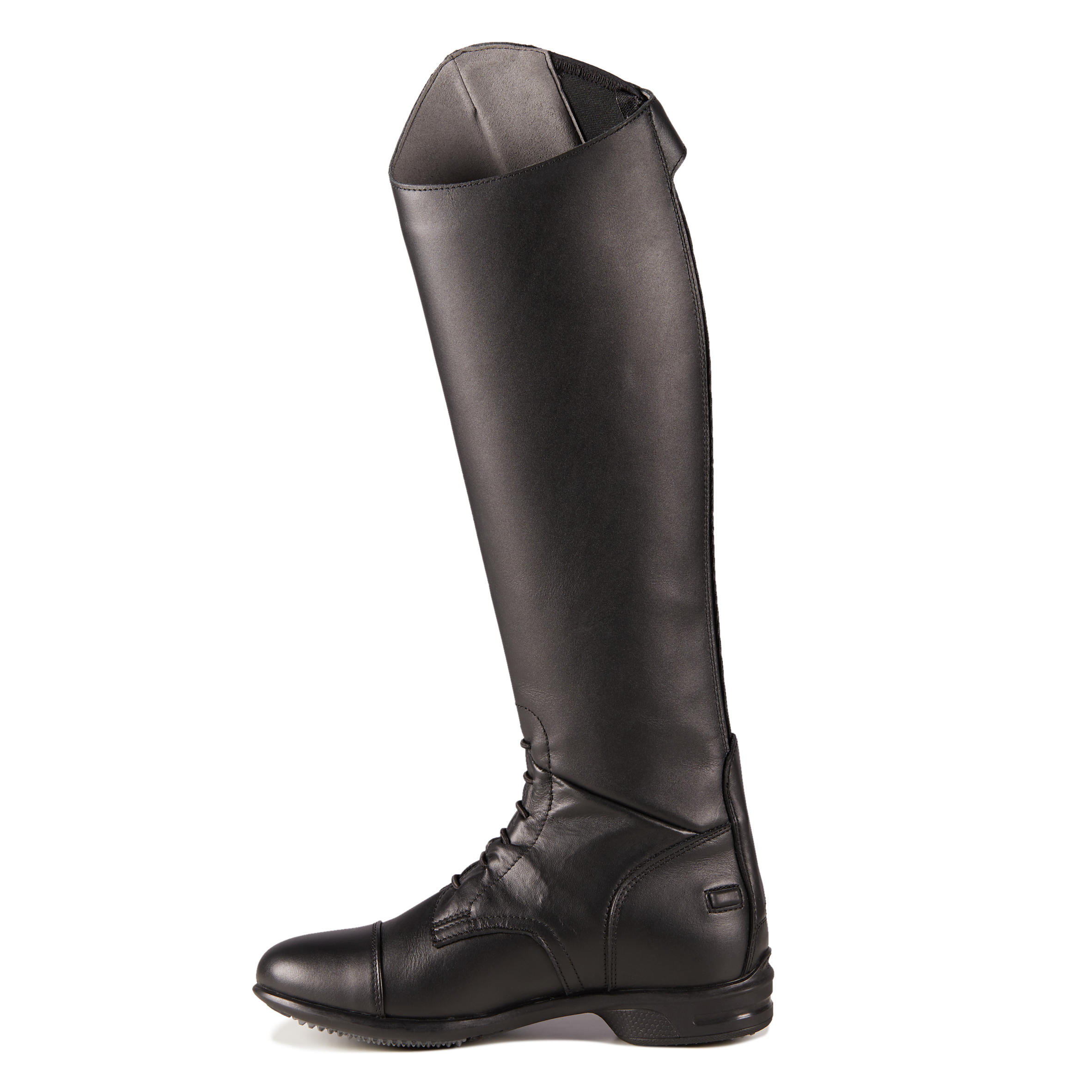 Adult Equestrian Boots 900 Jump Second Choice Calf Size M - Black 8/17