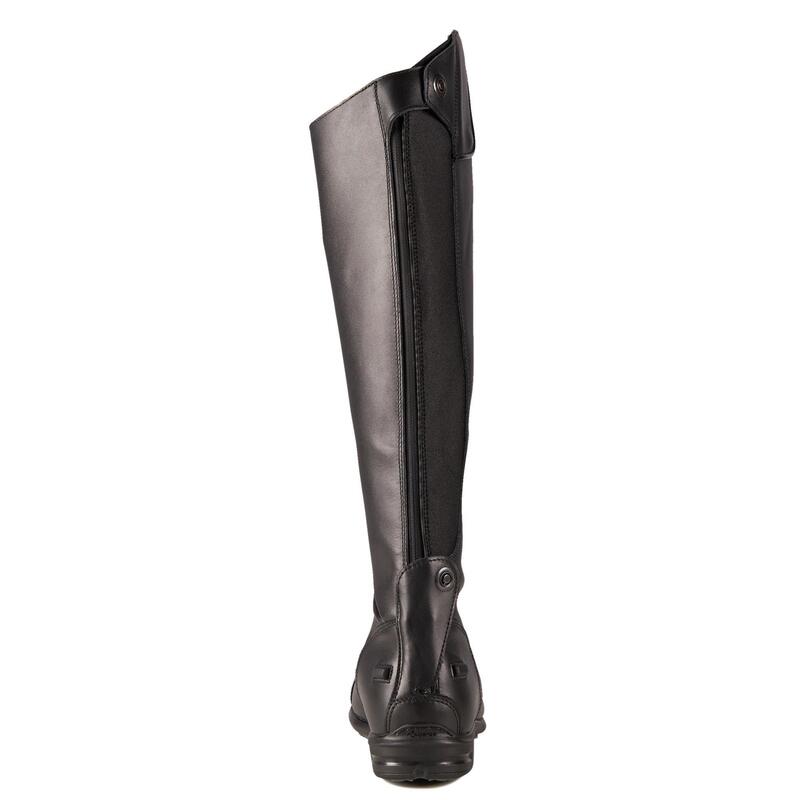 Bottes cuir équitation adulte 900 JUMP SECOND CHOIX L noir