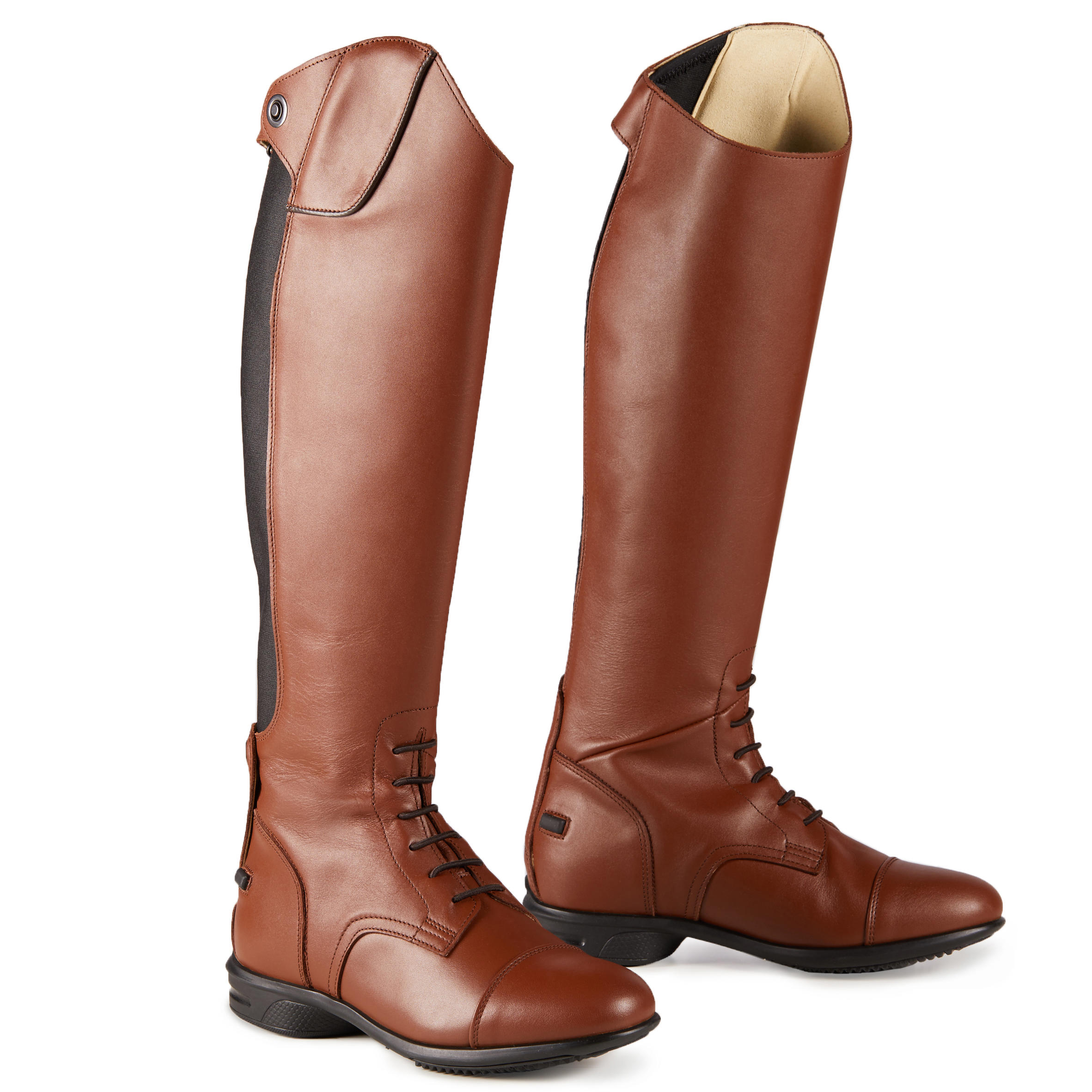 bottes homme cuir mollet fin