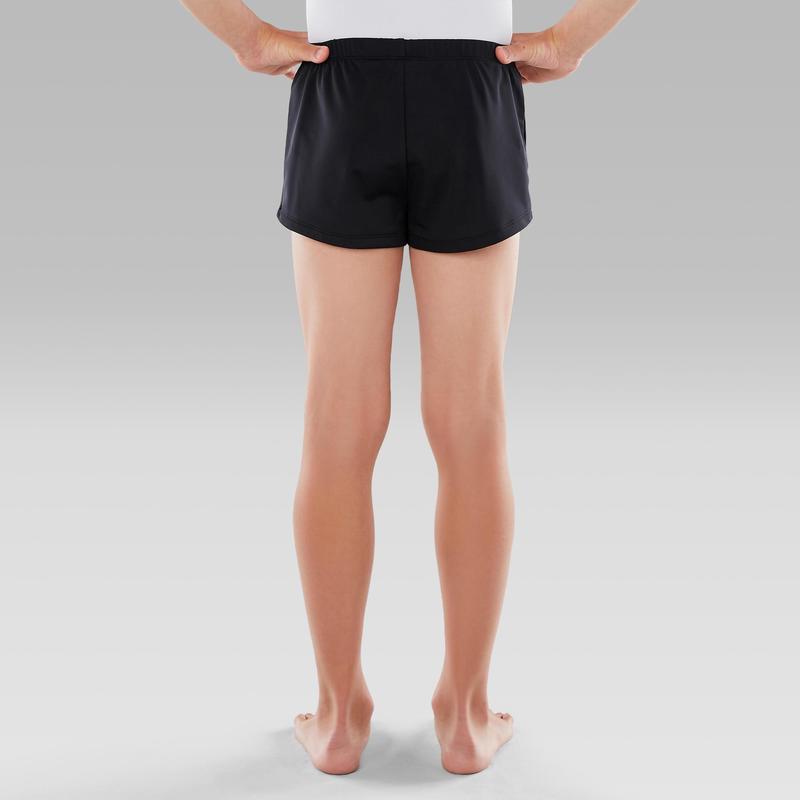 Boys' Artistic Gym Shorts (MAG) - Black 