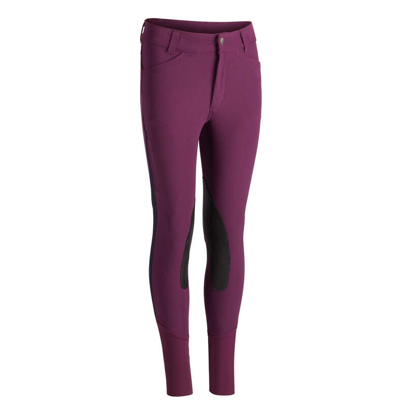 HOT WEATHER JR RIDINGWEAR Horse Riding - 500 Mesh Jodhpurs FOUGANZA - Horse Riding Clothes