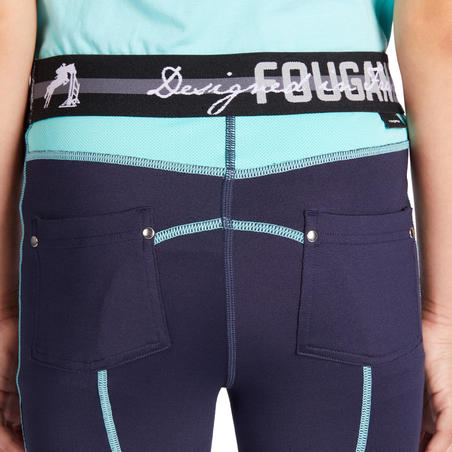 Детские брюки для верховой езды 100 LIGHT