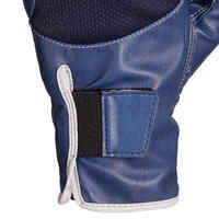 560 Kids' Horse Riding Gloves - Navy/Blue