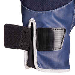 560 Kids' Horse Riding Gloves - Navy/Blue