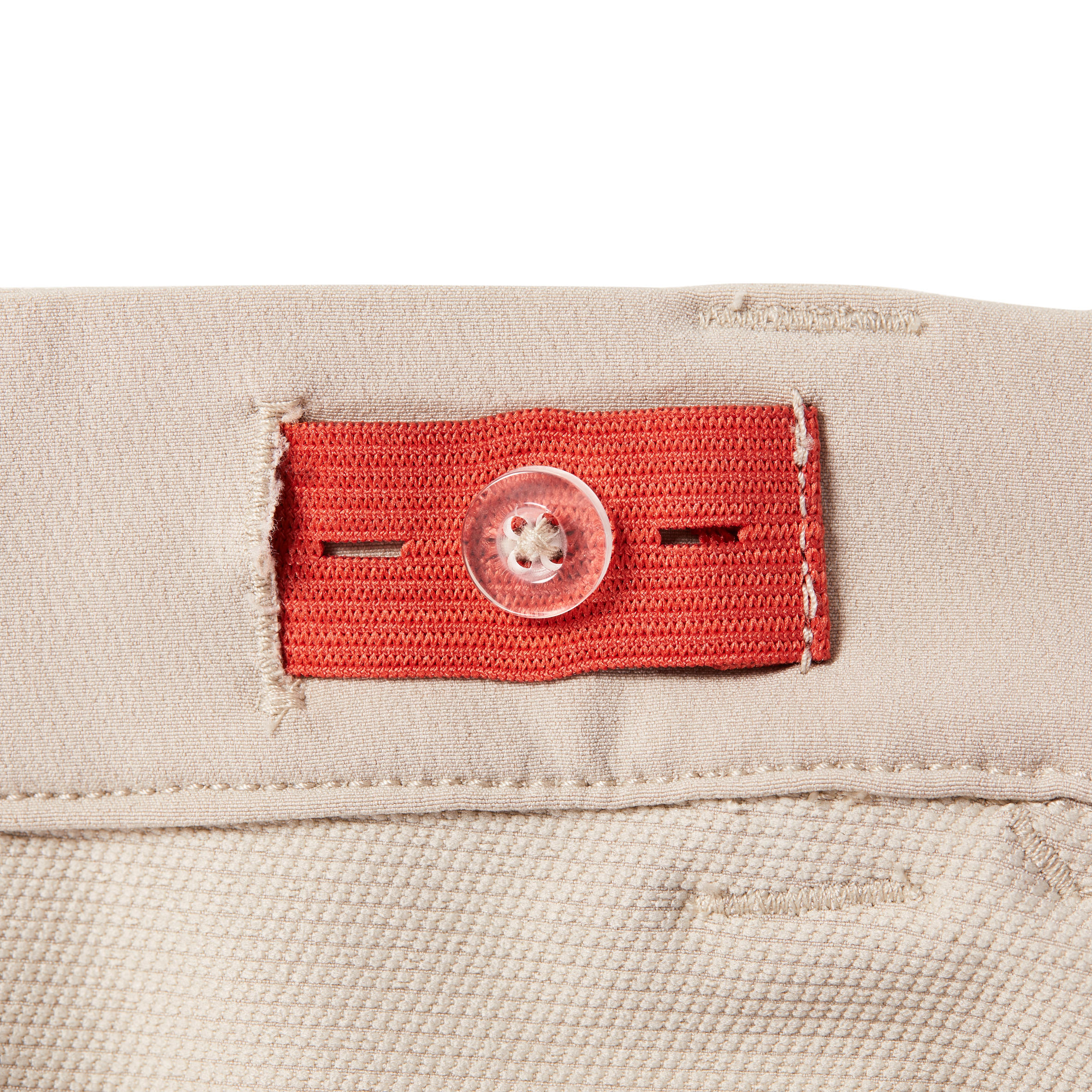 Lichte rijbroek voor kinderen 500 mesh antislip zitvlak beige 14/14