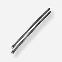500 Horse Riding Leather Spur Straps - Black