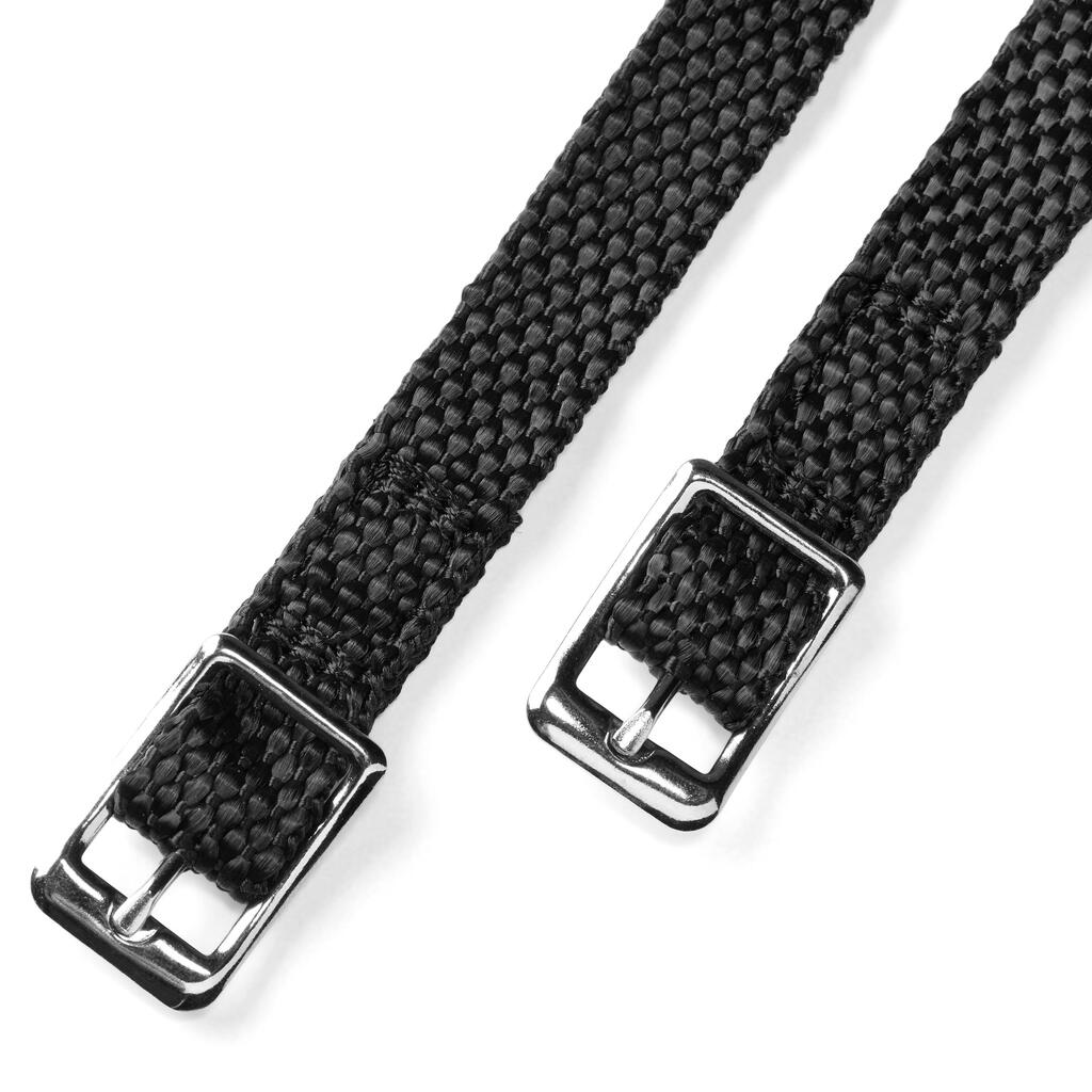 100 Horse Riding Spur Straps - Black