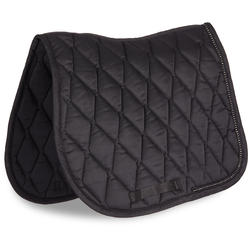 Tapis de selle équitation cheval et poney Strass noir
