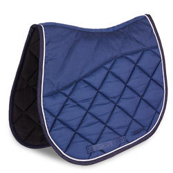 Tapis de selle équitation cheval 540 bleu