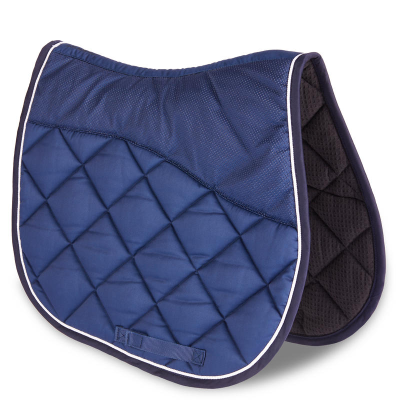 Horse & Pony Saddle Cloth 540 Dark Blue Decathlon