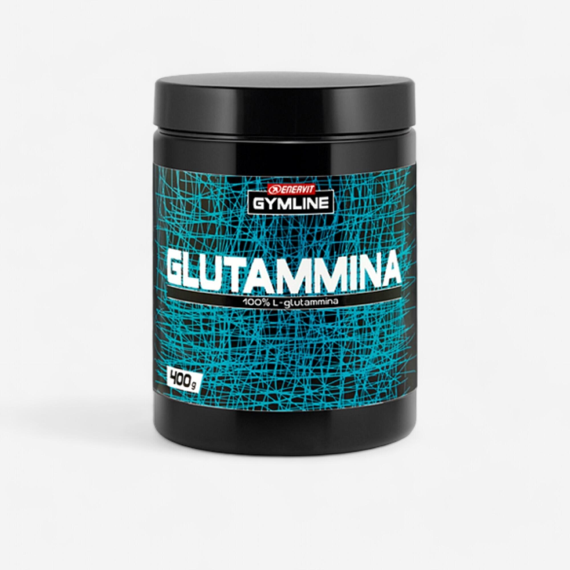 Glutammina Enervit Gymline Muscle in polvere  100% Gusto neutro 400g 1/1