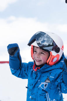 MOUFLES DE SKI ENFANT MI 500 BLEUES WED'ZE MOUFLES DE SKI ENFANT MI 500 BLEUES WED'ZE