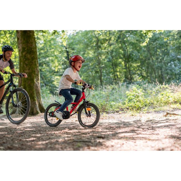 VELO 16 POUCES 4,5-6 ANS 900 ALU RACING ROUGE Btwin ...