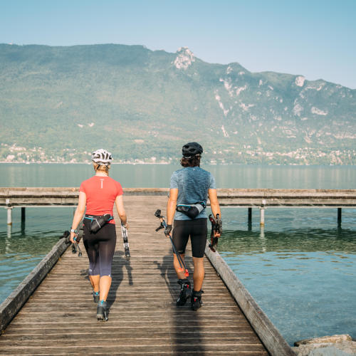 cross country roller skiing