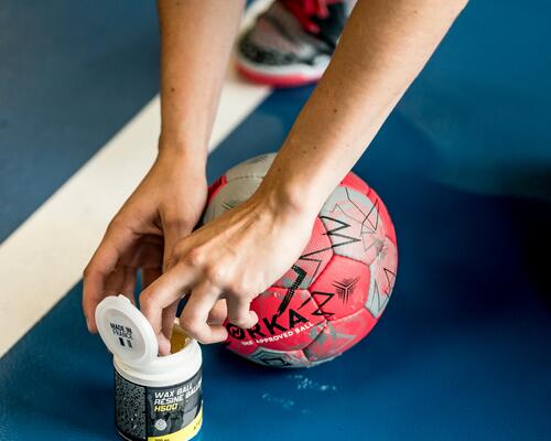 Resina para o andebol