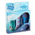 Brosses équitation MAGIC BRUSH lot de 3 brosses turquoise, mauve et bleu