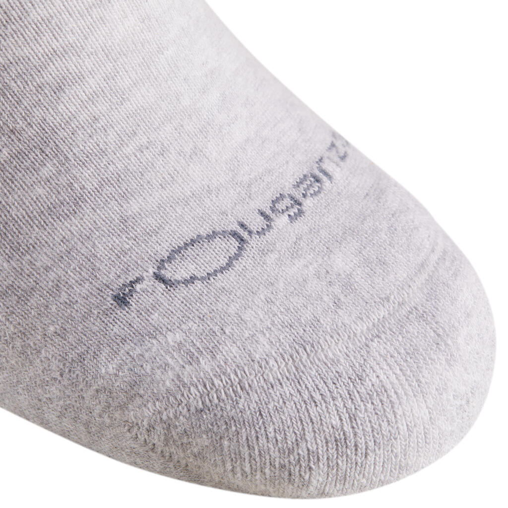 Losanges Adult Horse Riding Socks - Dark Grey/Light Grey/Camel