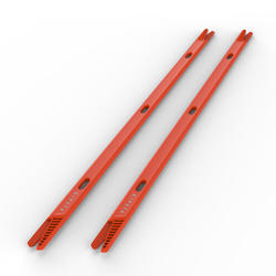 Modular 90 cm Football Training Bars Twin-Pack - Orange