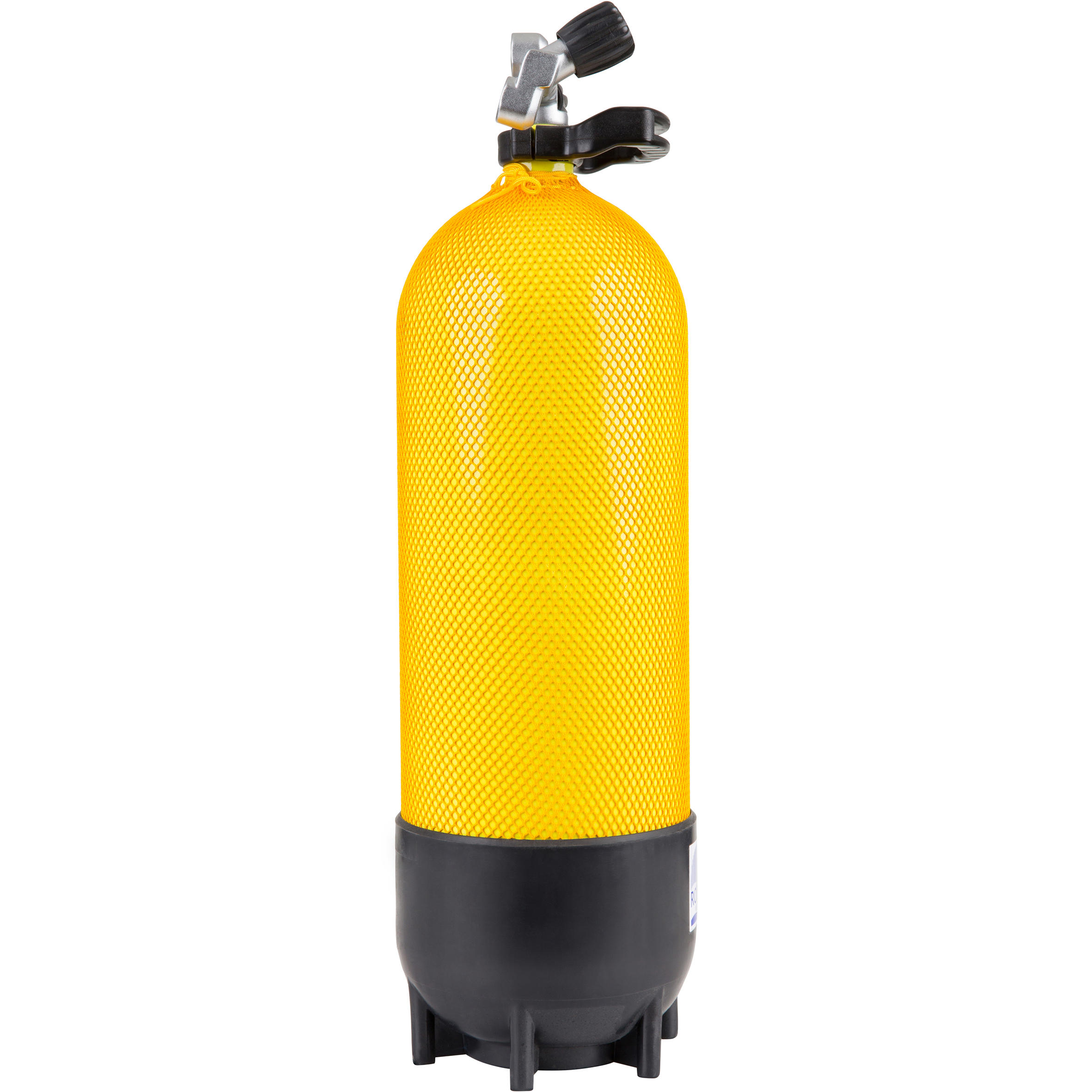 Duikfles voor diepzeeduiken 15 liter 230 bar geel 3/9