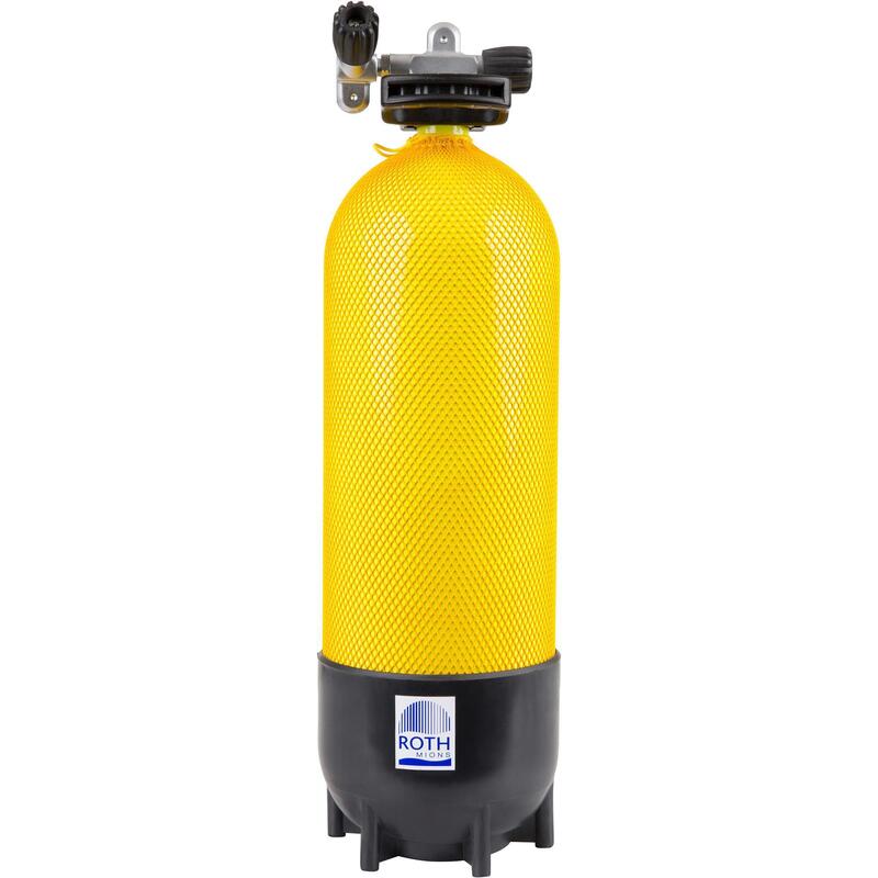Tauchflasche 15 Liter 230 bar gelb