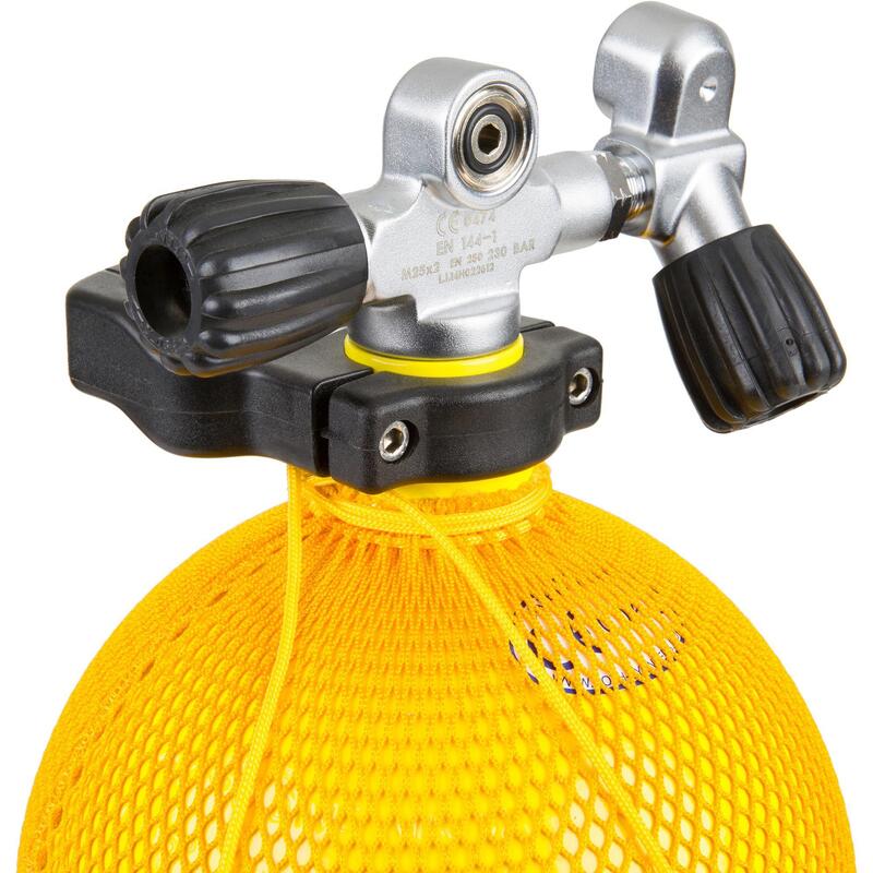 Potápěčská tlaková láhev 12 litrů 230 barů žlutá