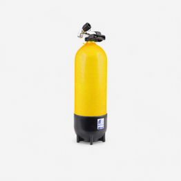 Bouteille de plongée sous-marine 15 litres 230 bars jaune