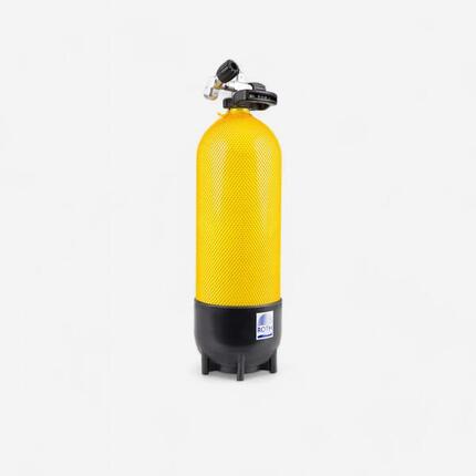 Bouteille de plongée sous-marine 15 litres 230 bars jaune