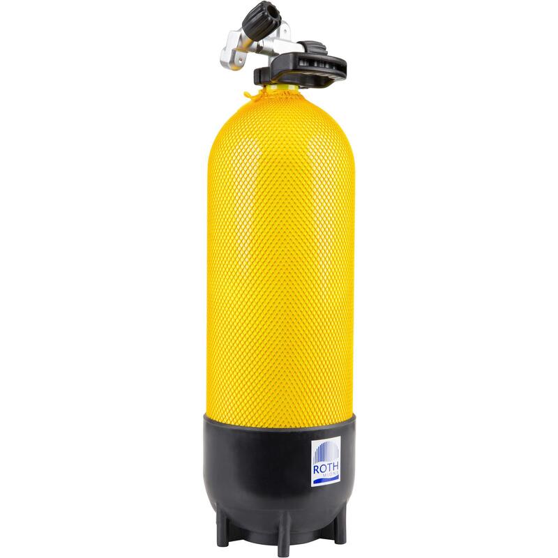 Tauchflasche 15 Liter 230 bar gelb