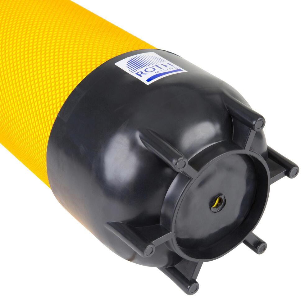 Bouteille de plongée sousmarine 12 L court 230 bars jaune ROTH Decathlon