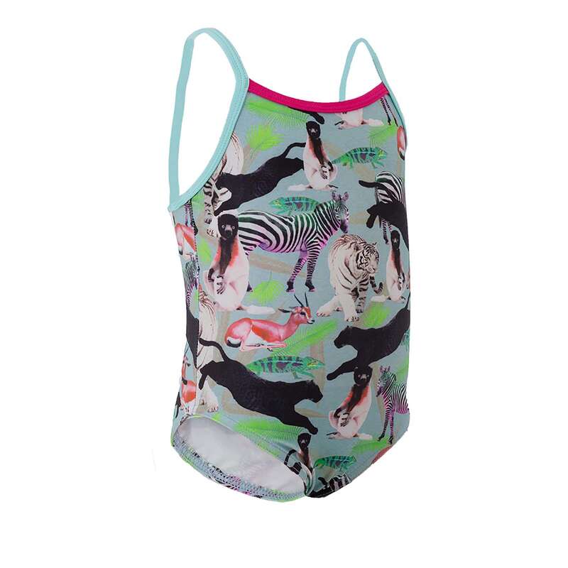 BABY SWIMSUITS & ACCESS. Swimming - Baby's animal print swimsuit NABAIJI - Swimwear