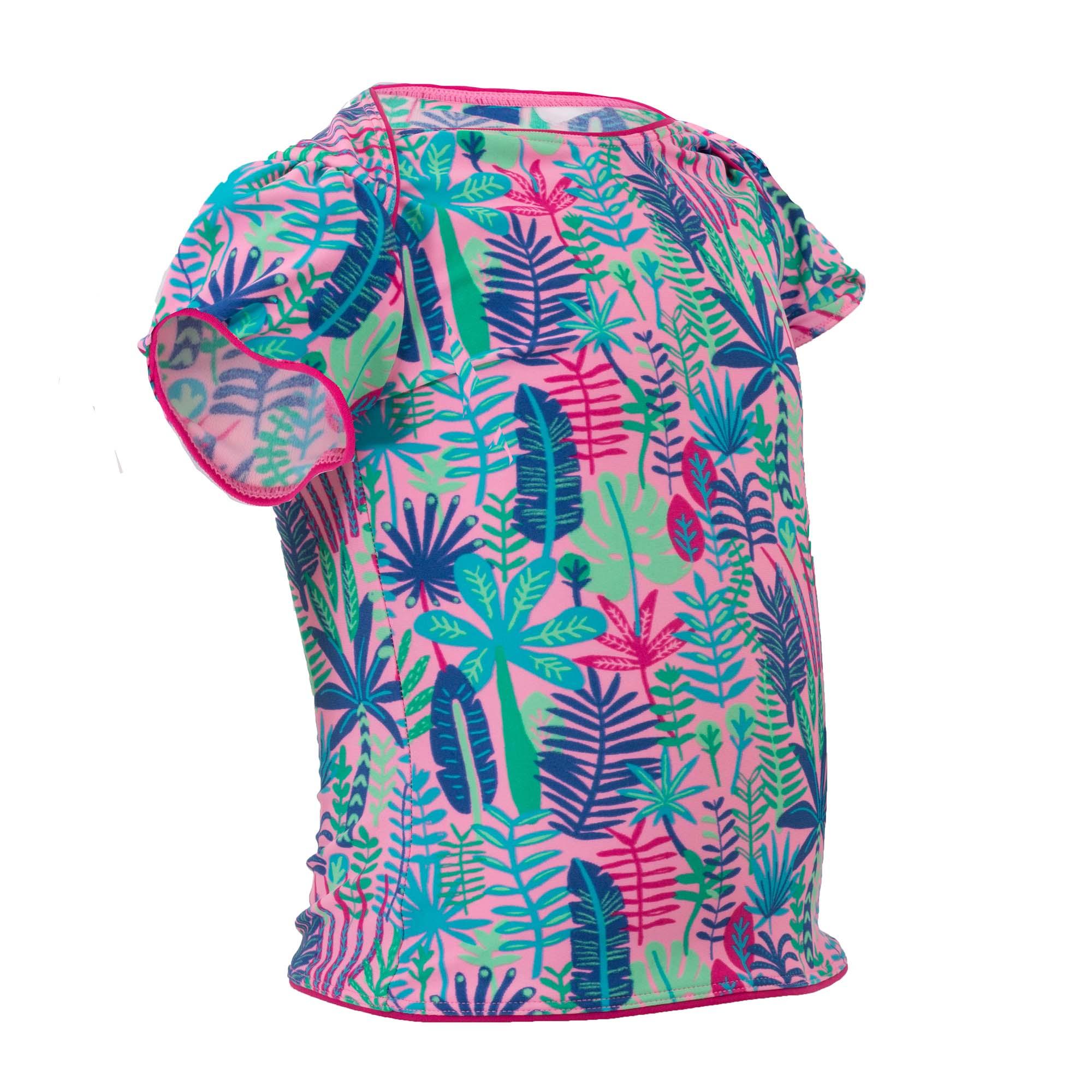 Baby Girls' Tankini Swimsuit Top - Jungle Print 1/3