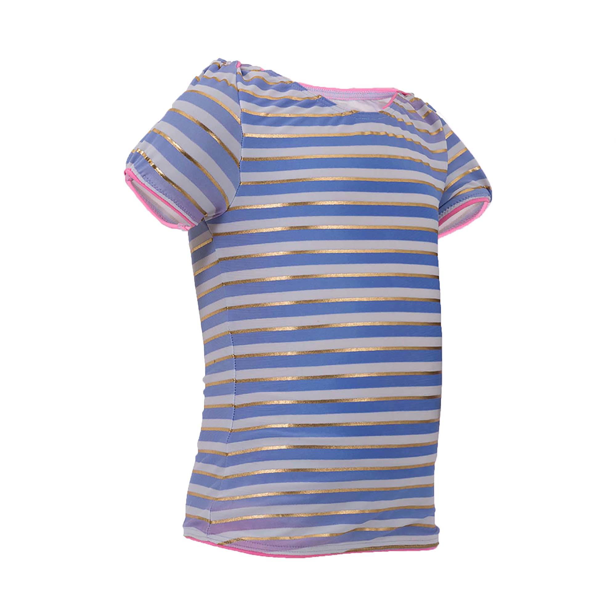 Baby Girls' Tankini Swimsuit Top Maid Pink Nabaiji Decathlon