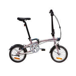 VELO PLIANT TILT 500 XS ROSE ARGENTE