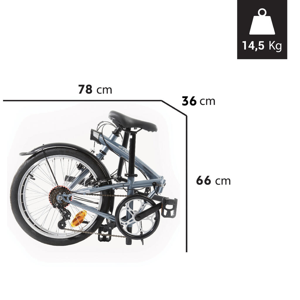 VELO PLIANT FOLD 120 GRIS