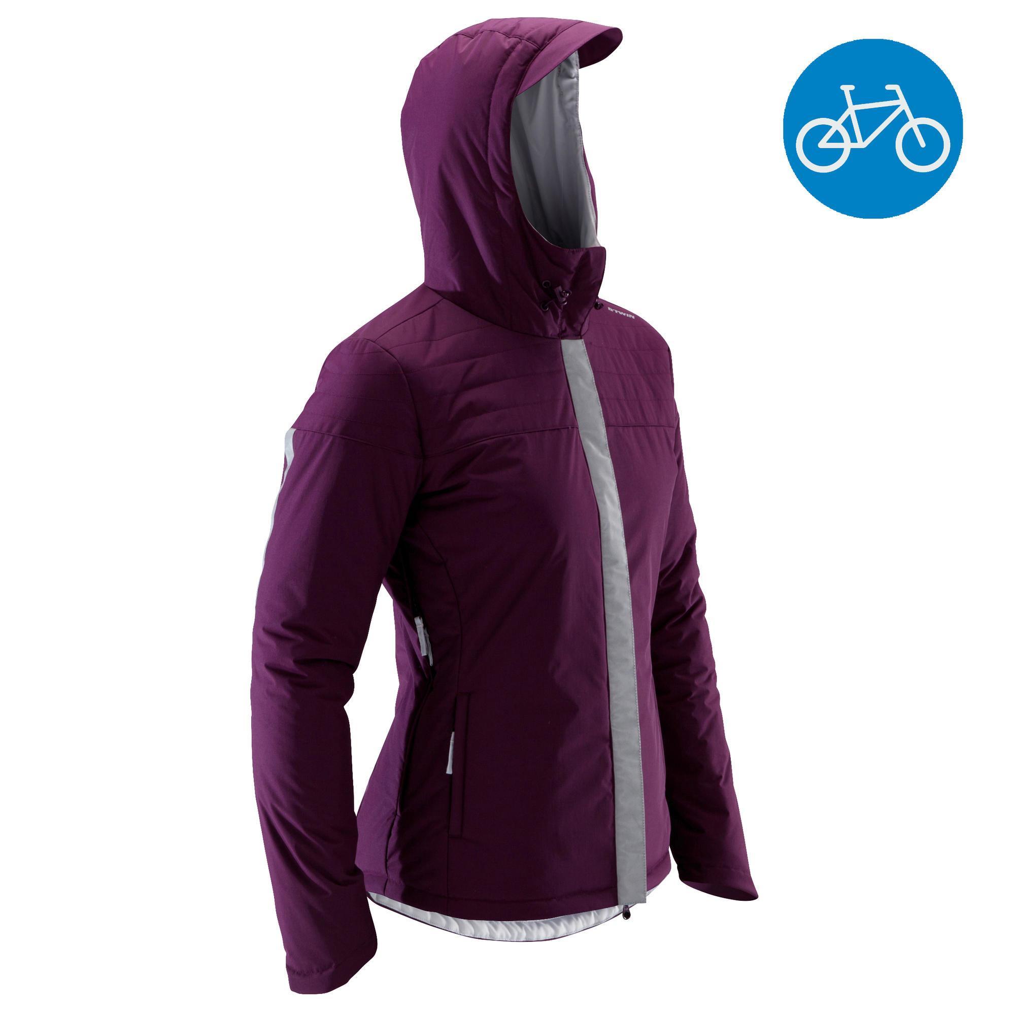 warm rain jacket with hood