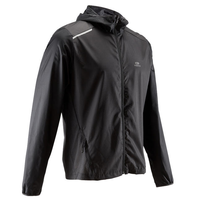 RUN WIND MEN'S RUNNING WINDPROOF JACKET - BLACK